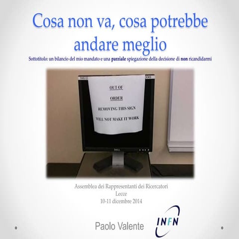 P. Valente - dicembre 2014