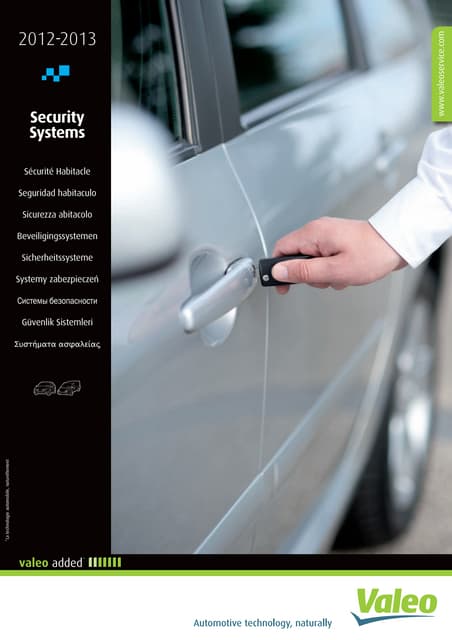 Valeo passenger cars & lcv security...