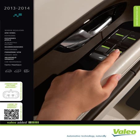Valeo window regulators 2013 catalogue 956219
