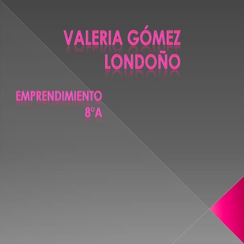 Valeria gómez londoño