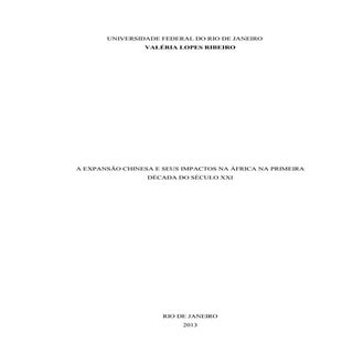 Valeria lopes ribeiroA expansão ch...