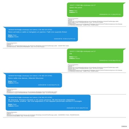 Le chat tra Luca Palamara e Valerio Fracassi - parte 2