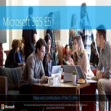 Value Microsoft 365 E5 English