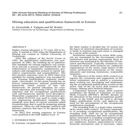 Valgma engineering qualification