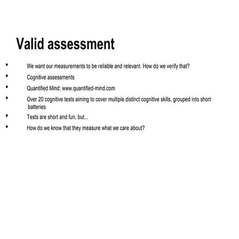 Yoni Donner - Valid Assessment