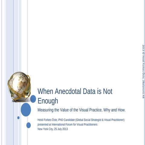 Validating the Visual Practice