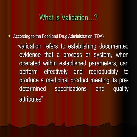 Validation | PPT