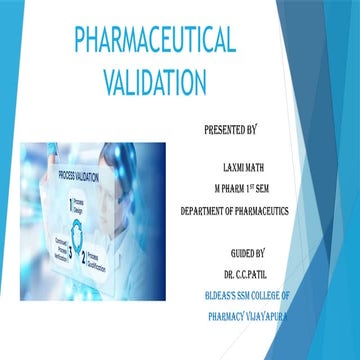 Comprehensive Guide to Pharma Validation
