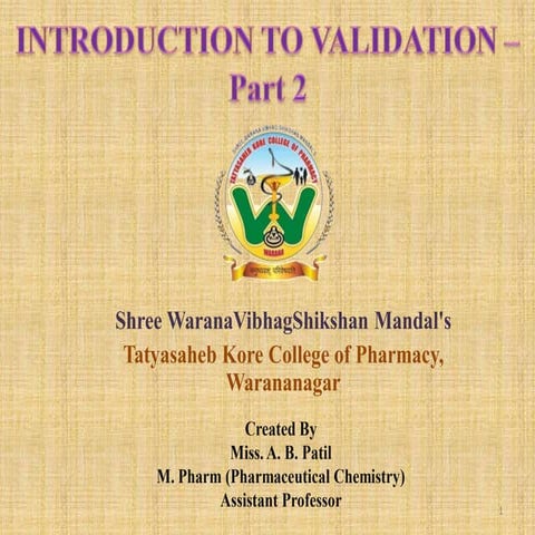 Validation in Pharmaceutical Industry: A Deep Dive | PDF