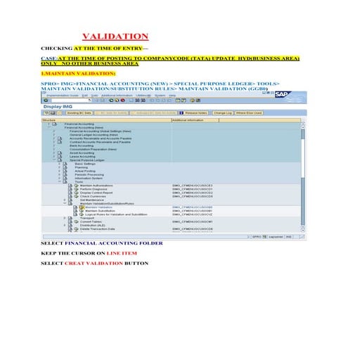 Validations sap Anilkumar chowdary