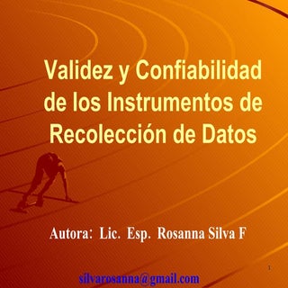 Validez Confiabilidad