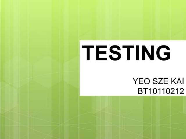 Validity & reliability  an interesting powerpoint slide i created