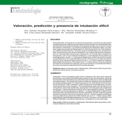 Val intubacion dificil