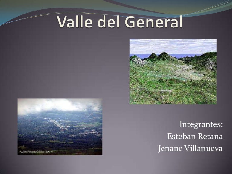 Valle del general