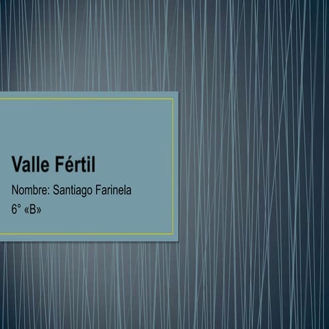 Valle Fértil PPT