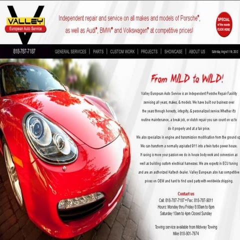 Valley European Auto Servi | Independent Porsche Repair Los Angeles