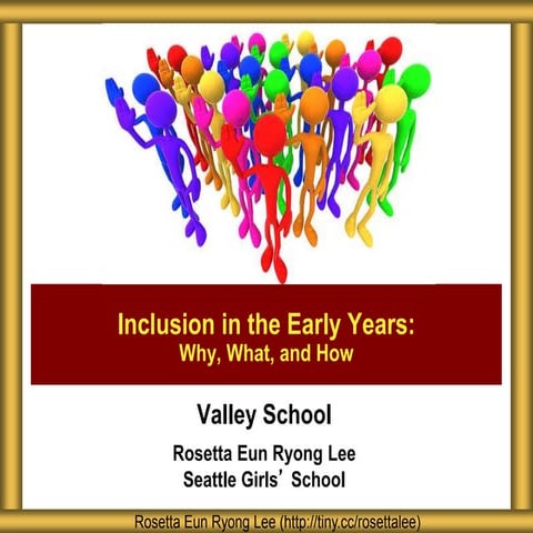 Valley School Inclusion in the Early Years