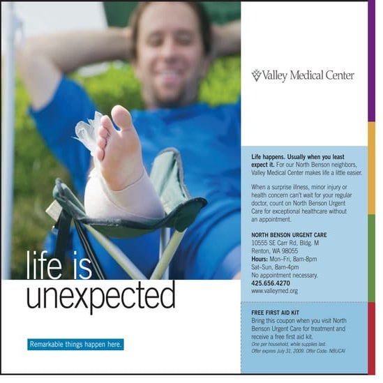VMC Urgent Care Ad Campaign PPT
