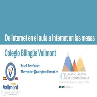 Proyecto de innovación Colegio Vall...