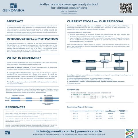 X-Meeting Poster 2015 - Vallys A Coverage tool