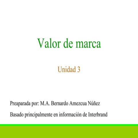 Valor de marca | PDF