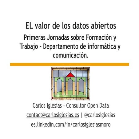 El valor de los datos abiertos
