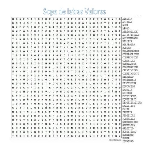 Valores 