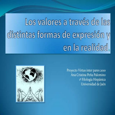 Valores en las artes