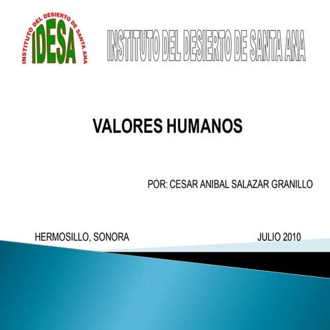 Valores humanos
