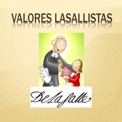 Valores Lasallistas