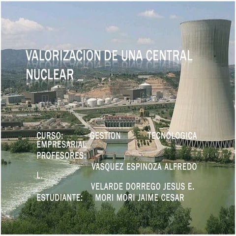 Valorizacion de una central nuclear