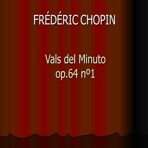 Vals del minuto. Chopin. Musicograma | PPT
