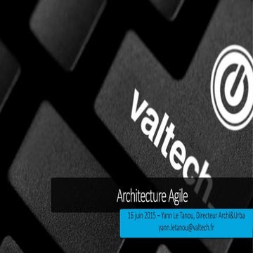 Valtech - Architecture Agile des SI