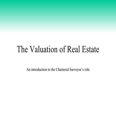 Valuation