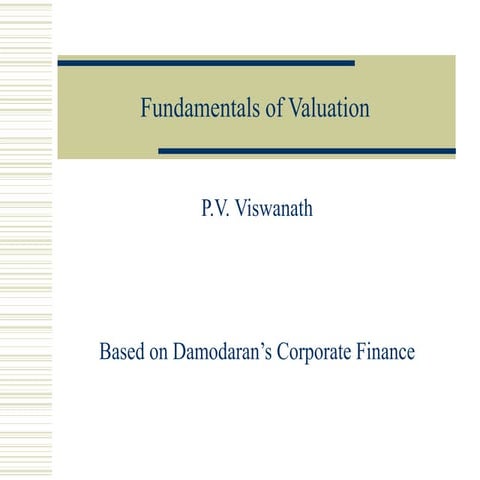 valuation.ppt