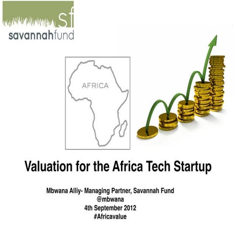 Valuation for the Africa Startup