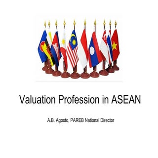 Valuation in asean