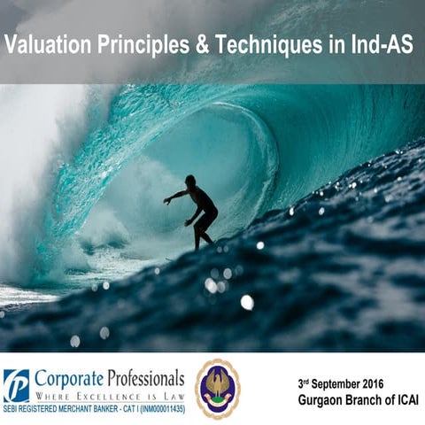 Valuation Principles & Techniques in Ind AS