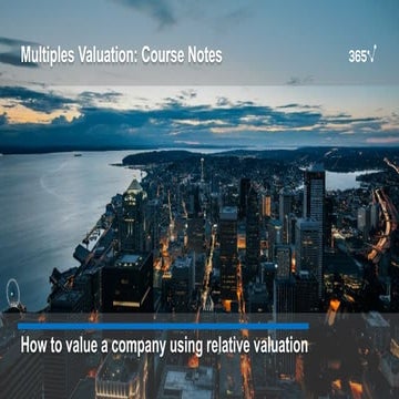 multiple valuation- business management, finance | PDF