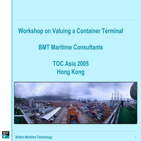 Valuation Of A Container Terminal 2005