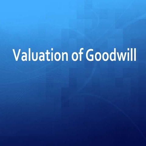 Valuation of Goodwill.pptx