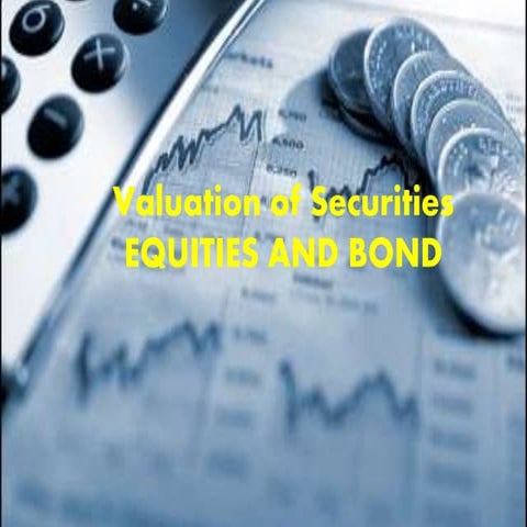 Valuation of Securities