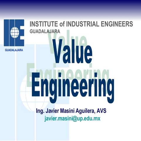 Value Engineering | PDF