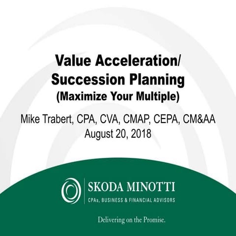 Value Acceleration Succession Planning