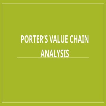 value analysis presentation analysis part
