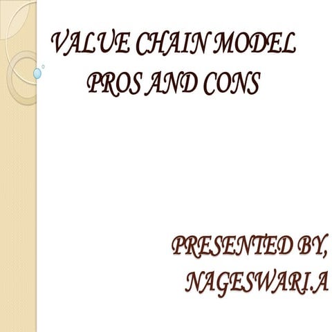 Value chain model