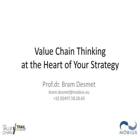 MÖBIUS presentation: Value chain thinking at the heart of your strategy