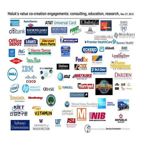 Value cocreation engagements