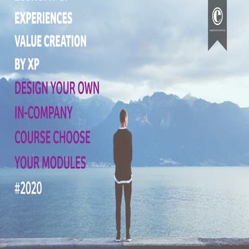 Value creation by Experience  incompany 2020