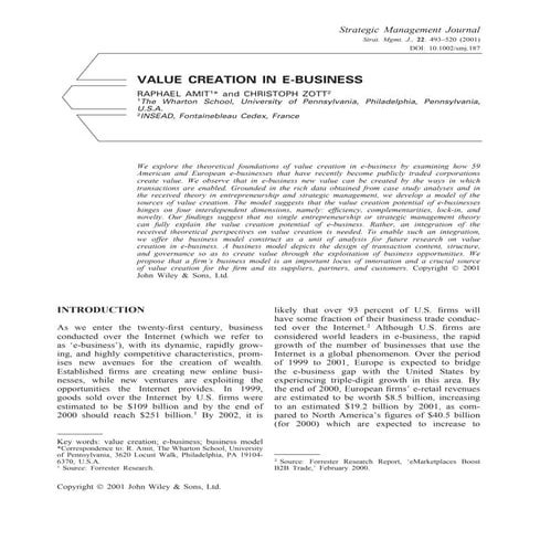Value creation in_e-business